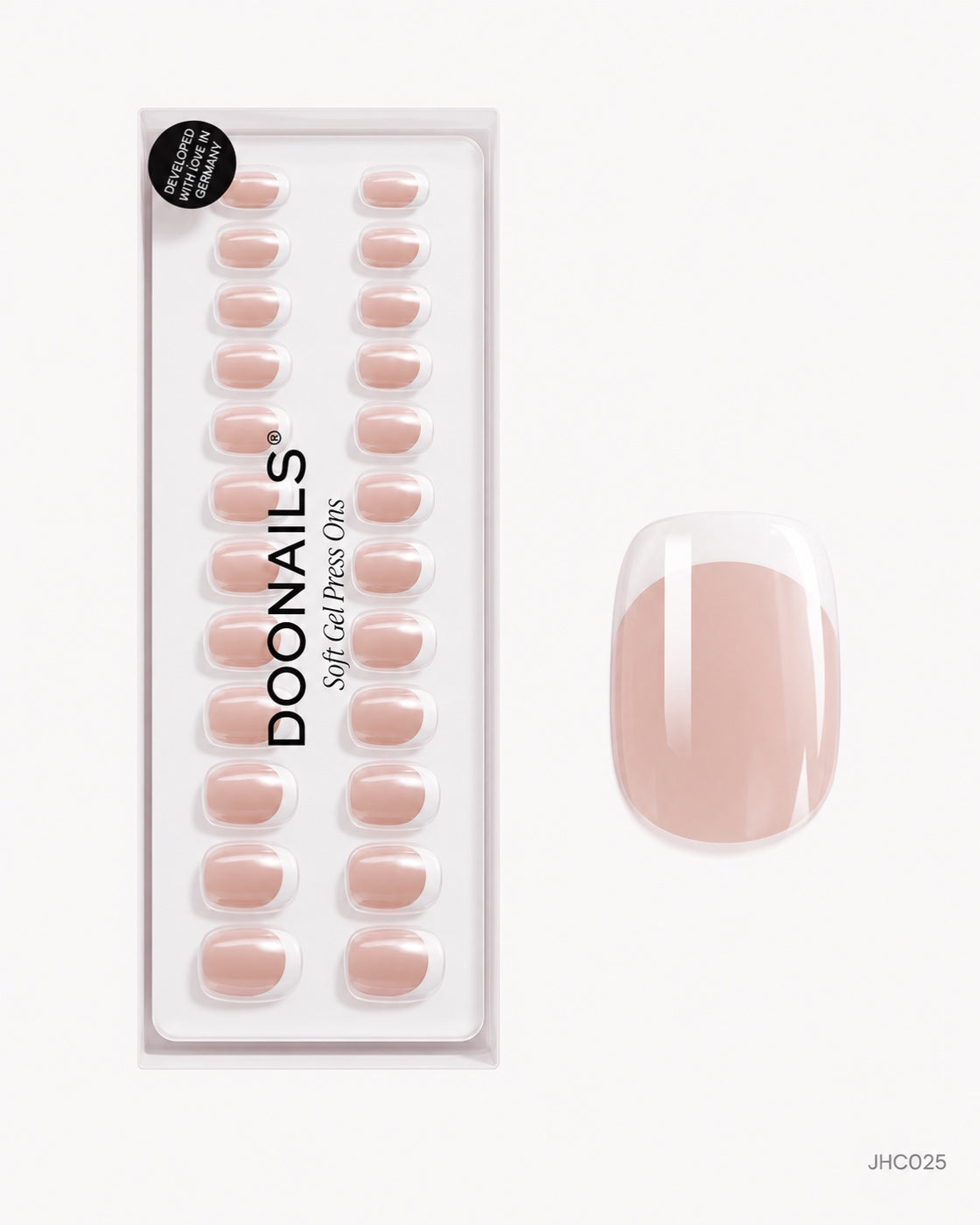 Fine White French – short round
