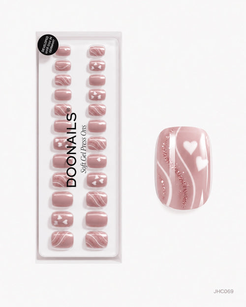 Nude Hearts – short square