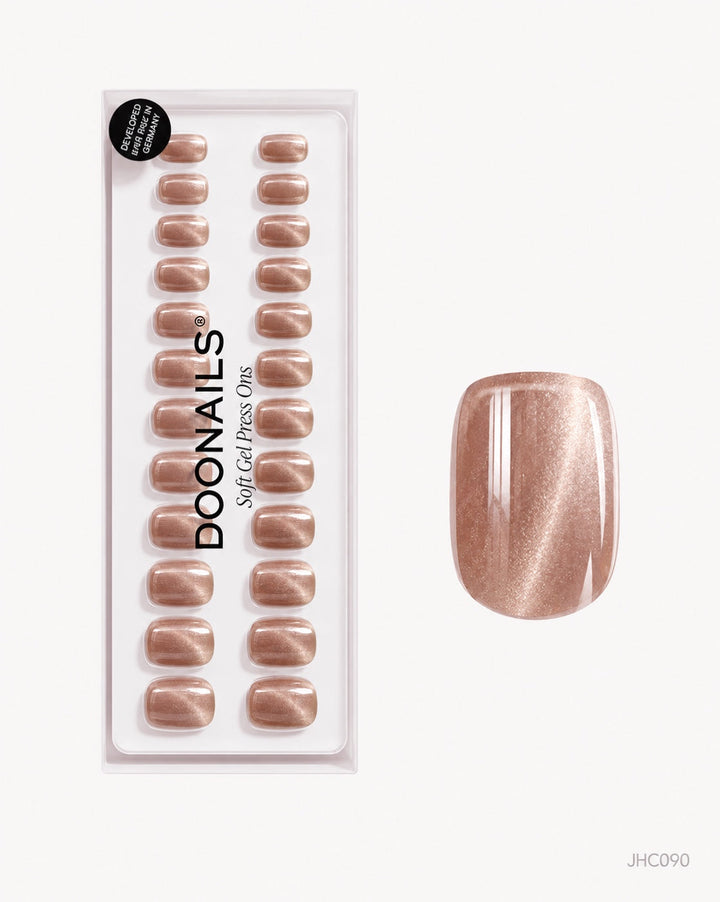 Rose Gold Shimmer – medium square