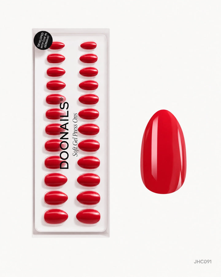 Bright Red – medium almond