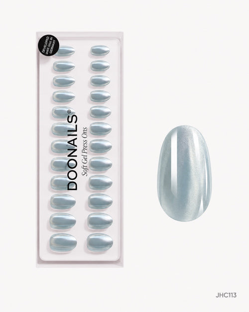 Light Blue Chrome – medium almond