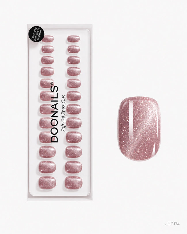Rosé Shimmer – short round