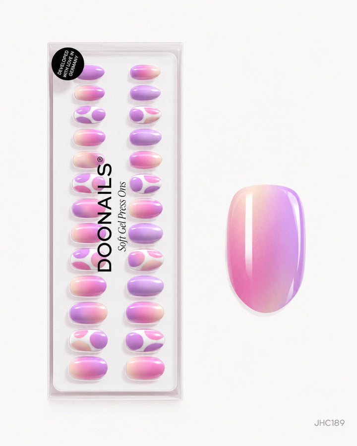Pink & Lilac Mix – medium almond