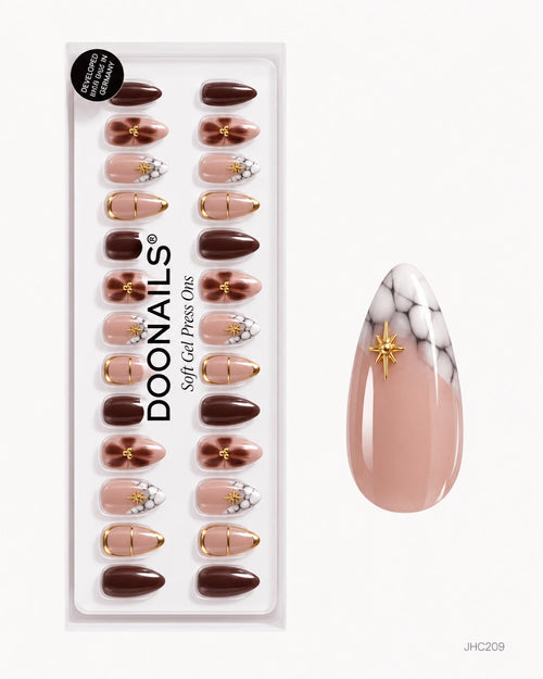 Brown & Gold Mix – long almond