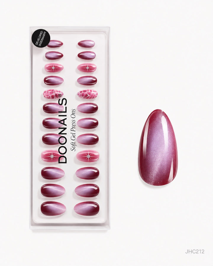 Pink Shimmer Mix – long almond