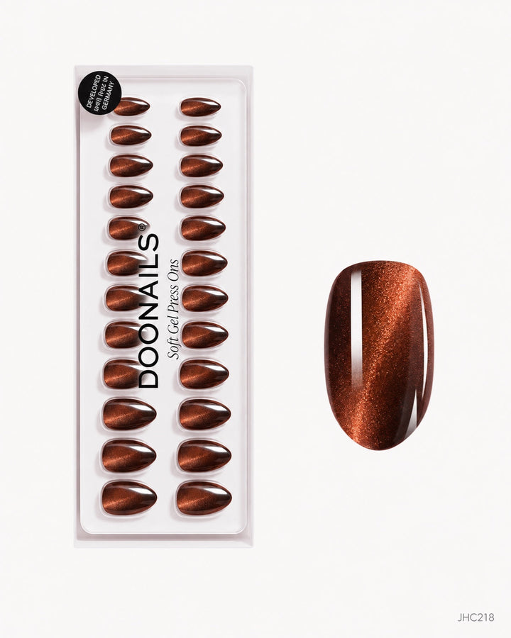 Copper Shimmer – medium almond