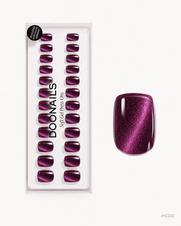 Plum Shimmer – short square