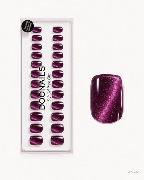 Plum Shimmer – short square