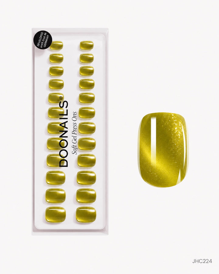 Lime Shimmer – short square