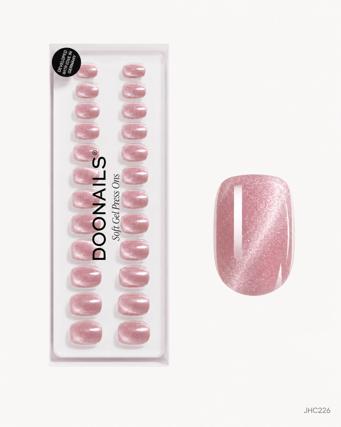 Pink Shimmer – short round