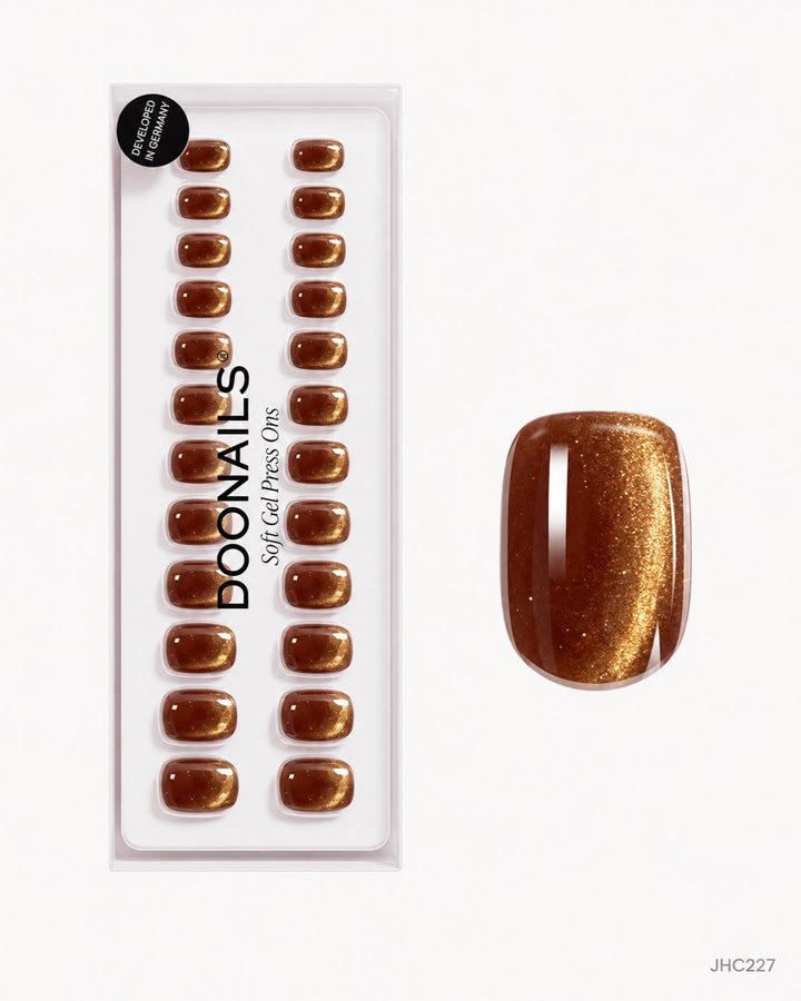 Amber Shimmer – short square