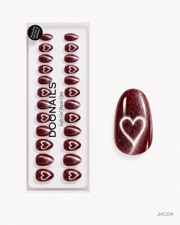 Dark Hearts – medium almond