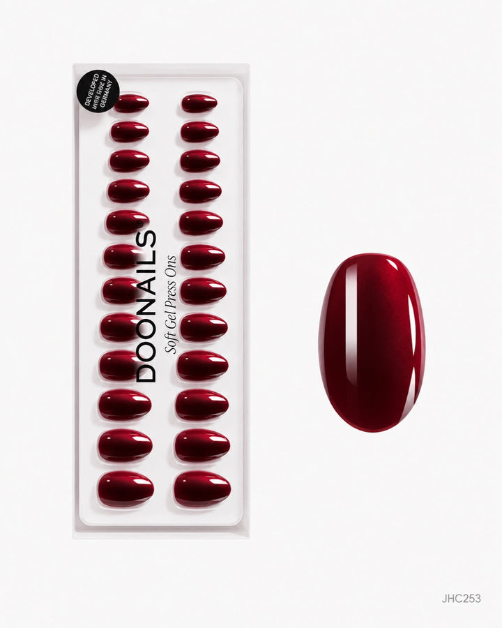Deep Burgundy – medium almond