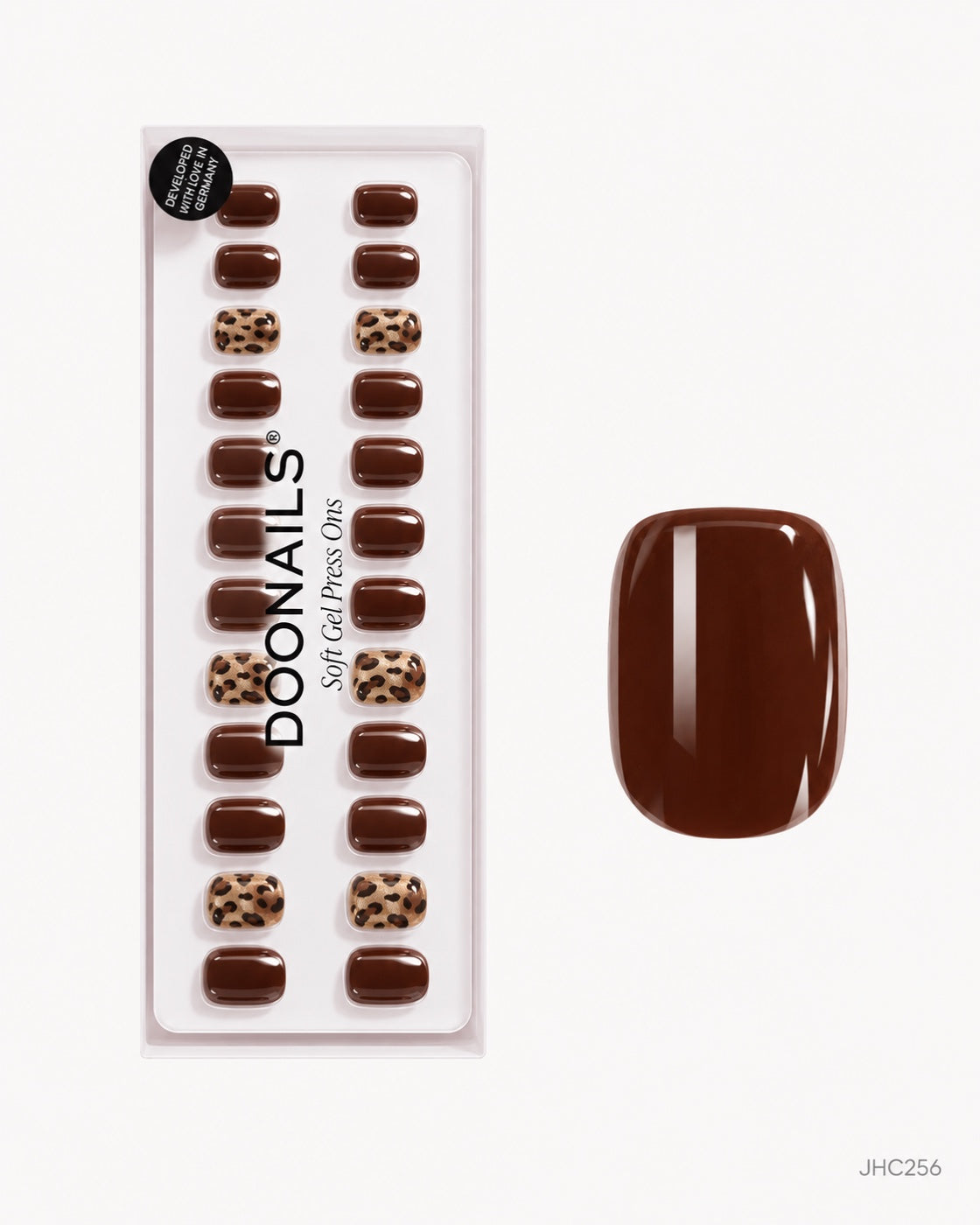 Chocolate & Leopard – short square