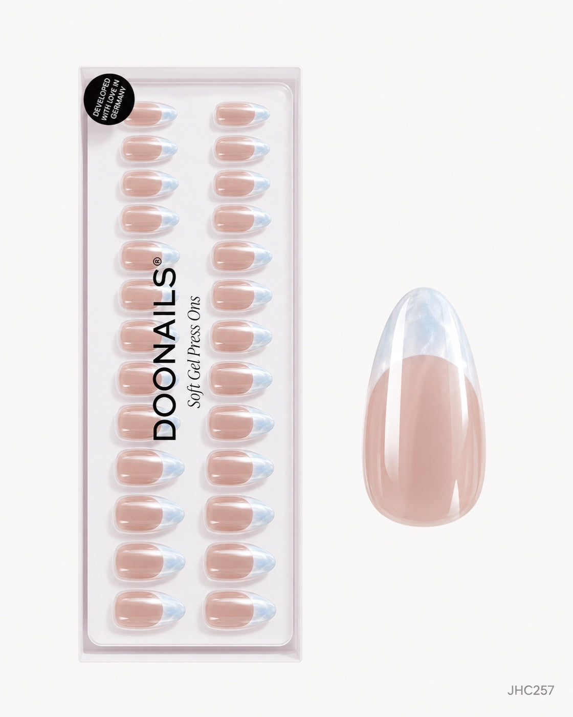 Sheer French – medium almond