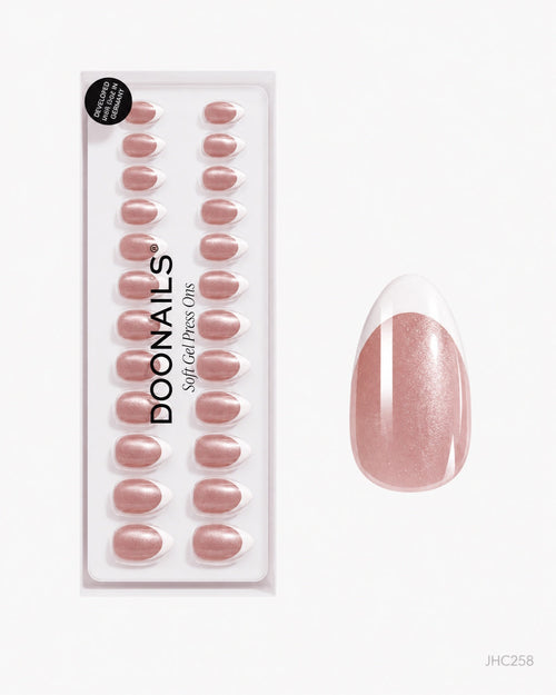 Pearlescent French – medium almond