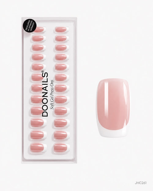 Pink French – long square