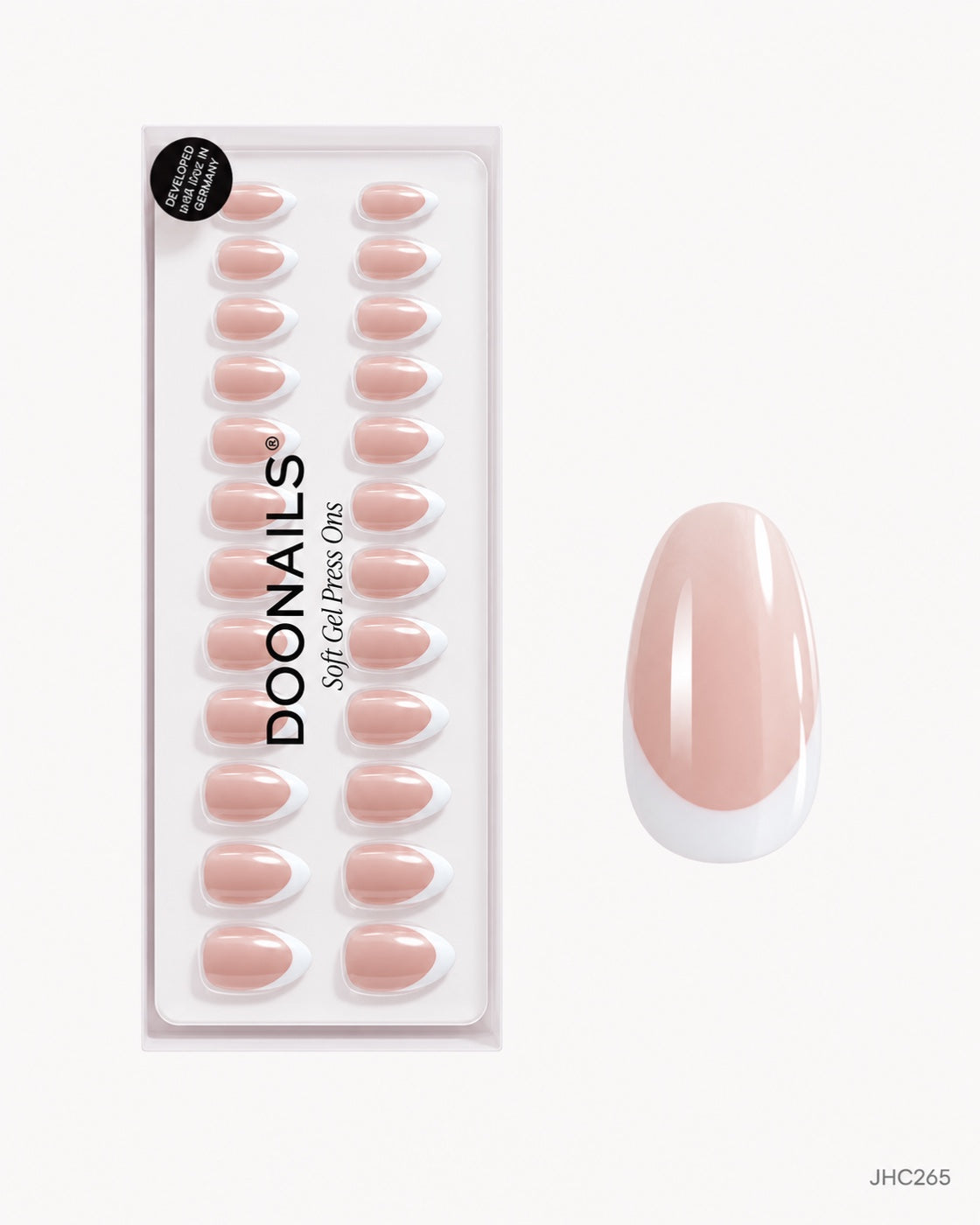White French – medium almond