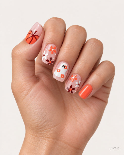 Orange Autumn Mix – short square