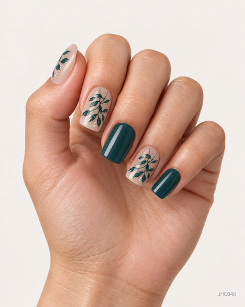 Green Leaves – short square