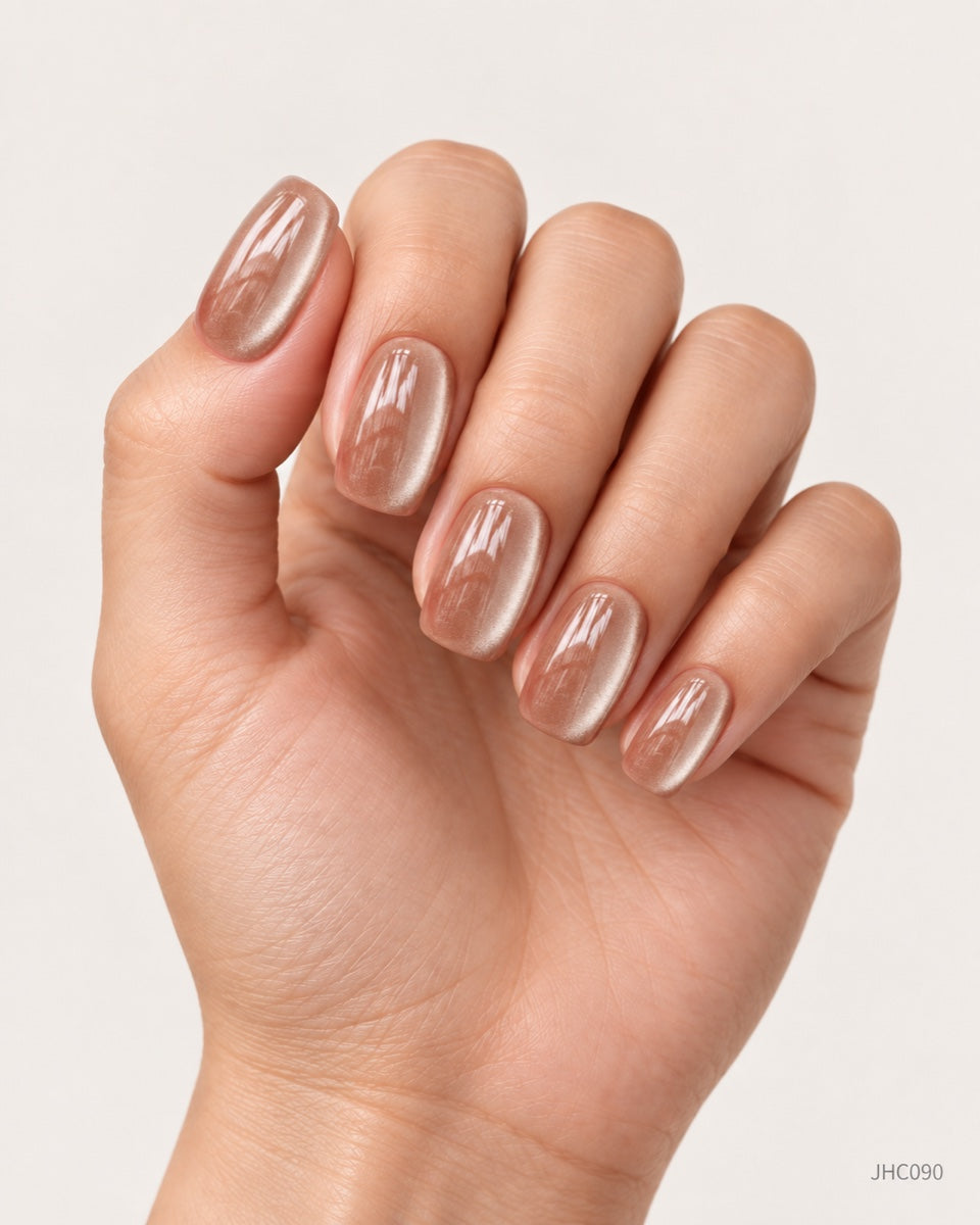 Rose Gold Shimmer – medium square