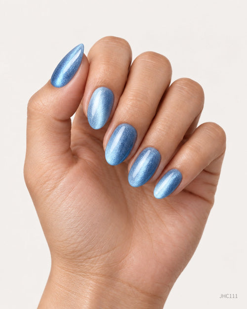 Blue Shimmer – medium almond