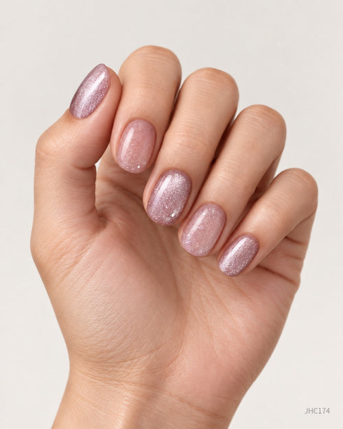 Rosé Shimmer – short round