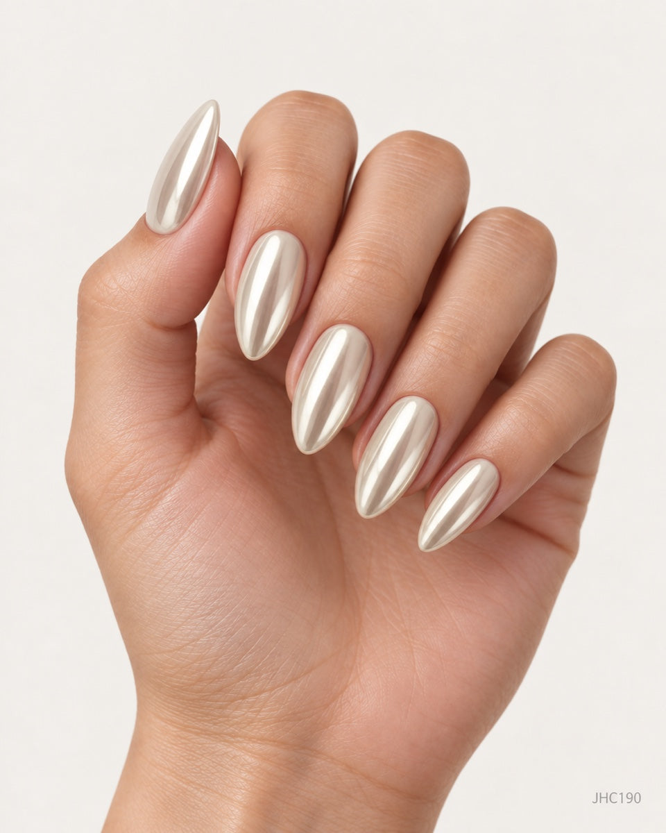 Pearlescent Chrome – long almond