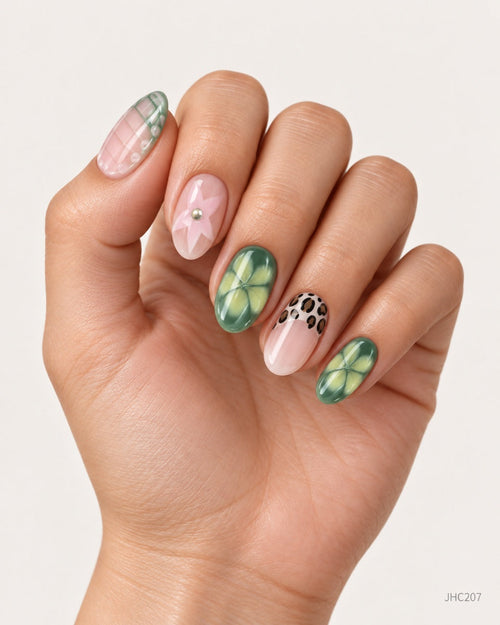Green Pastel Mix – medium almond