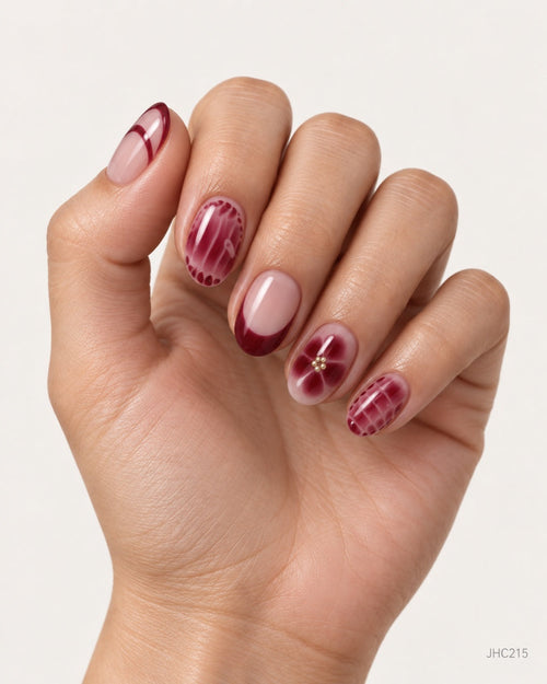Burgundy Mix – short round
