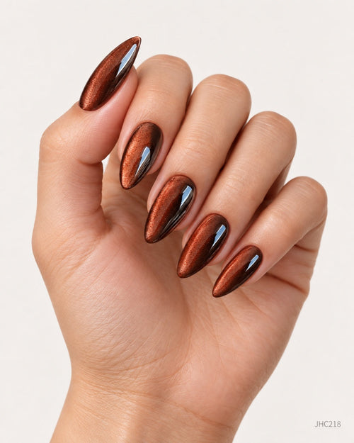Copper Shimmer – medium almond