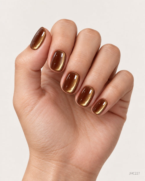 Amber Shimmer – short square