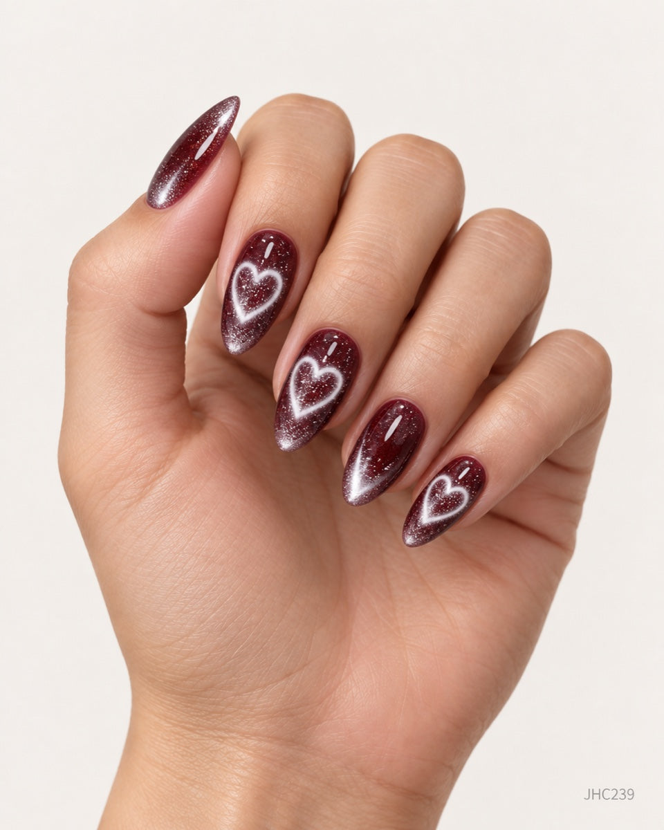 Dark Hearts – medium almond