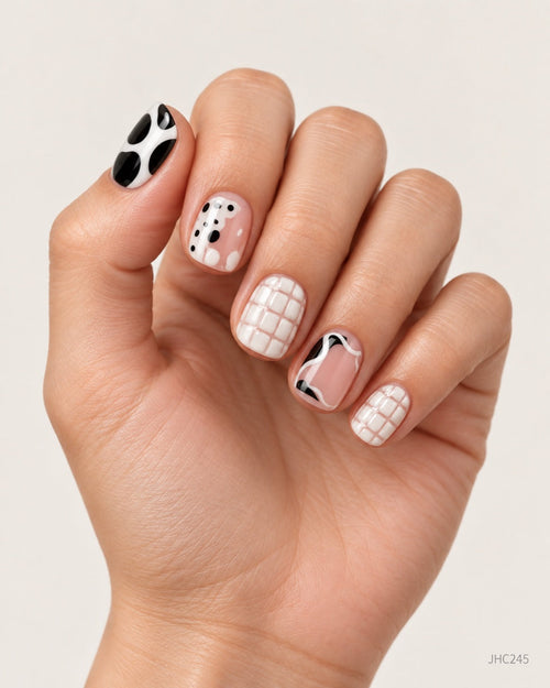 Black & White Mix – short square