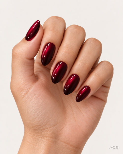 Deep Burgundy – medium almond