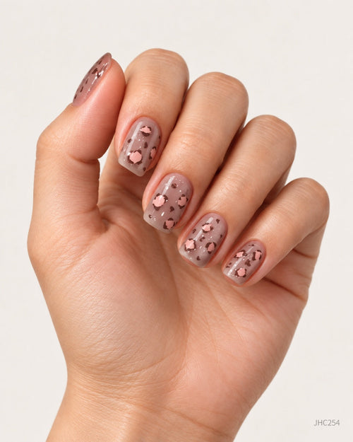 Pink Leopard – short square